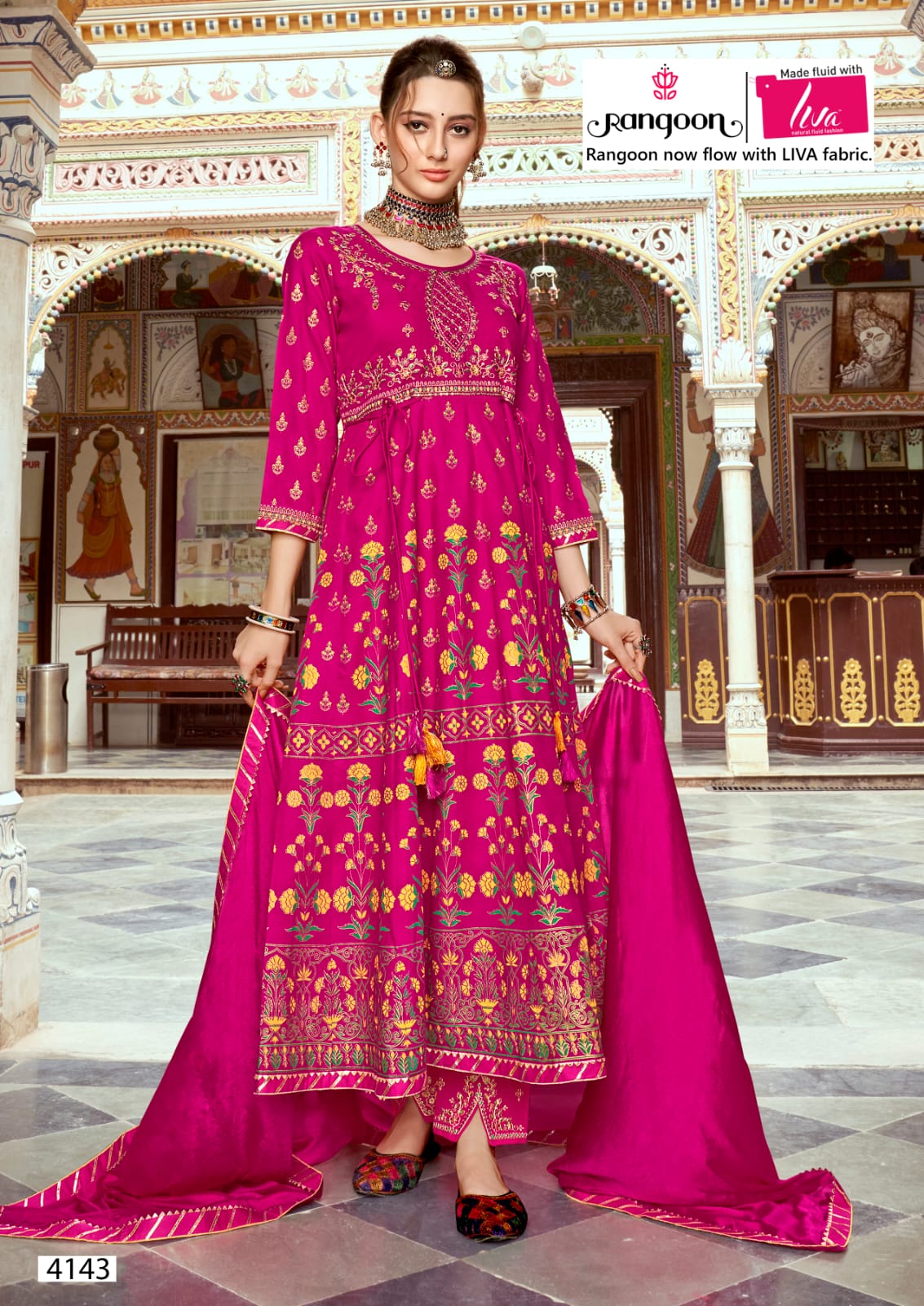 Rangoon Kasturi Vol 2 Heavy Festive Wear Wholesale Anarkali Printed Readymade suits